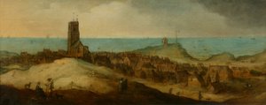 Egmond aan Zee (öljy paneelissa) tekijältä Claes Jacobsz. van der Heck