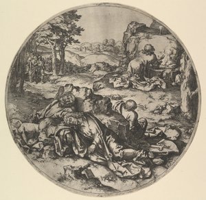 Kristus Getsemanessa -kopio, 1600-luku.