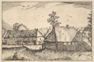 Suuret vajat, levy 21 Brabantin maakunnasta, n. 1610 tekijältä Claes Jansz Visscher