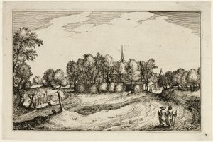 A Convent, levy kolmetoista maatilojen, maalaistalojen ja maalaiskylien kuvien (Praediorum villarum et rusticarum casularum icones) jälkeen. tekijältä Claes Jansz. Visscher II