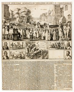 Arminiolaisten teloitus Haagissa tekijältä Claes Jansz. Visscher II