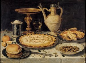 Nature morte - Asetelma - Clara Peetersin (1594-1658) maalaus