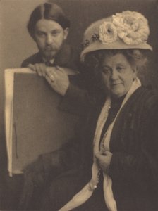 Alvin Langdon Coburn ja hänen äitinsä, n. 1909.