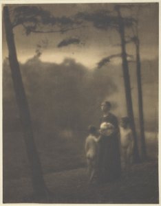 Ilta – äiti ja pojat tekijältä Clarence H. White