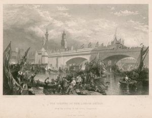New London Bridgen avajaiset tekijältä Clarkson Frederick Stanfield