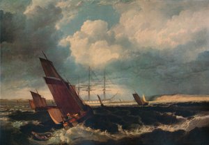Vartiointi Noren edustalla, c1844