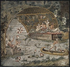 Niilin mosaiikki Palestrinan 3. vuosisadalta. eKr