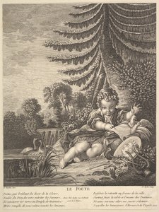 Runoilija, n. 1753. tekijältä Claude Augustin Duflos