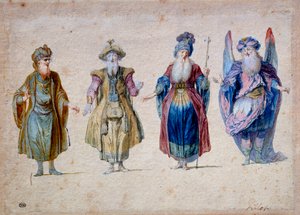 Teatterin neljä pappia Claude Gillot