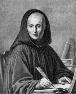 Jean Mabillonin (1632-1707) muotokuva, kaivertanut Alexis Loir (1640-1713)