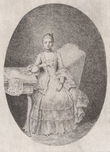 Marguerite Le Comten muotokuva, 1764.