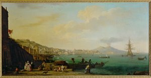 Näkymä Napoliin ja Vesuviukseen ... tekijältä Claude Joseph Vernet