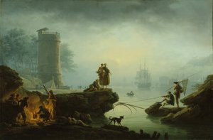 Aamu, 1760. tekijältä Claude Joseph Vernet