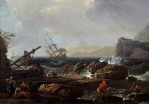 Haaksirikoskohtaus Joseph Vernet