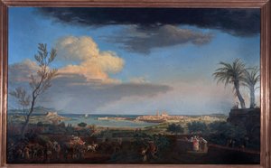Port d"Antibes Provencessa, 1756 tekijältä Claude Joseph Vernet
