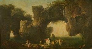 Näkymä Sorrentosta tekijältä Claude Joseph Vernet