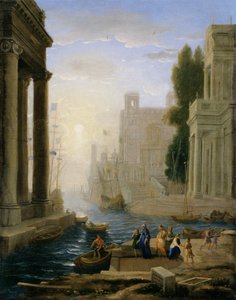 Pyhän Paulan maihinnousu tekijältä Claude Lorrain