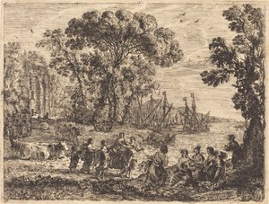 Eurooppa ja härkä tekijältä Claude Lorrain