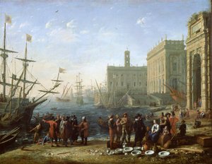 Harbor Scene finn tekijältä Claude Lorrain