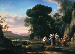 Pariisin tuomio 1645-1646 tekijältä Claude Lorrain