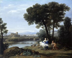 Juno uskoo Ion Arguksen hoiviin tekijältä Claude Lorrain