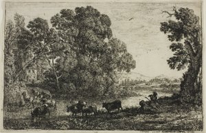 Lehmänpaimen tekijältä Claude Lorrain