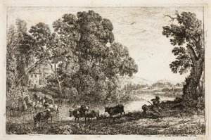 Lehmänpaimen tekijältä Claude Lorrain