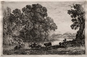 Lehmänpaimen tekijältä Claude Lorrain