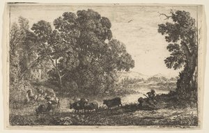 Lehmänpaimen, 1636. tekijältä Claude Lorrain