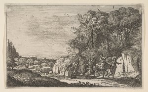 Lento Egyptiin, n. 1630-31. tekijältä Claude Lorrain