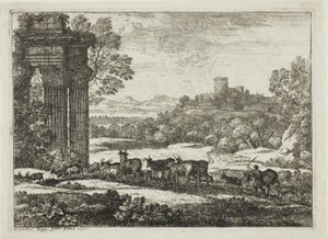 Lauma palaa myrskyisellä säällä tekijältä Claude Lorrain
