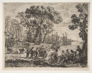 Europan raiskaus, 1634. tekijältä Claude Lorrain