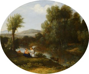 Loppuosa aiheesta Pako Egyptiin tekijältä Claude Lorrain