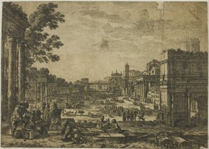 Rooman foorumi tekijältä Claude Lorrain