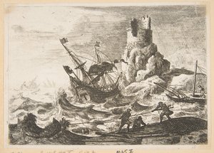Haaksirikko, n. 1638-41. tekijältä Claude Lorrain