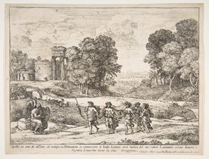 Aika, Apollo ja vuodenajat, 1662. tekijältä Claude Lorrain