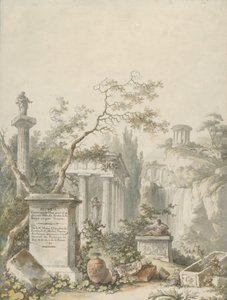 Suunnittelu etukappaleelle, 1782. tekijältä Claude Louis Chatelet