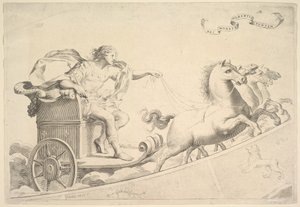 Allegoria Ludvig XIV:n kunniaksi. tekijältä Claude Mellan
