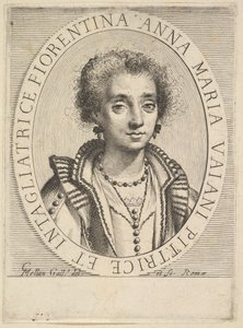 Anna Maria Vaiani, 1624-36. tekijältä Claude Mellan