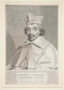 Kardinaali Alphonse de Plessis de Richelieu (kuuluisan kardinaalin veli) tekijältä Claude Mellan
