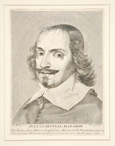 Kardinaali Jules Mazarin (1602-1661) tekijältä Claude Mellan
