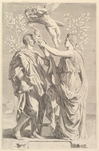 Etukappale: Horace, Quintus Horatius Flaccus, 1642 tekijältä Claude Mellan