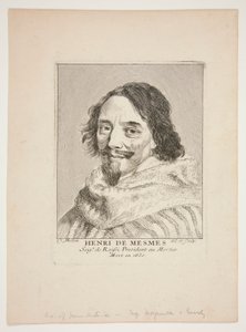 Henry de Mesmes tekijältä Claude Mellan