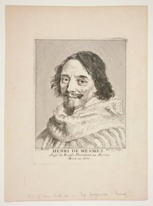 Henri de Mesmes tekijältä Claude Mellan
