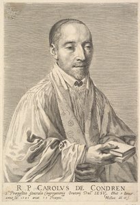 Isä Charles de Condren. tekijältä Claude Mellan