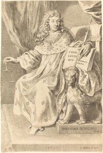 Ludvig XIV tekijältä Claude Mellan