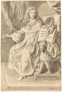 Ludvig XIV tekijältä Claude Mellan