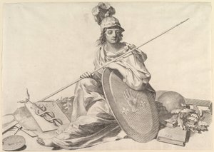 Minerva. tekijältä Claude Mellan