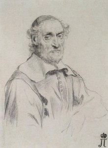 Nicolas-Claude Fabri de Peirescin muotokuva 1580-1637, 1636-1637 tekijältä Claude Mellan