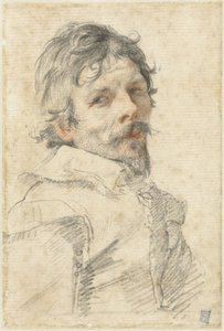 Omakuva, c. 1640. tekijältä Claude Mellan